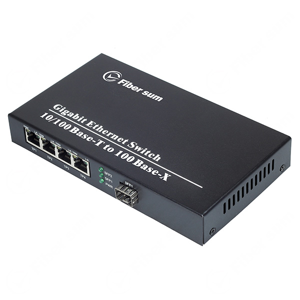 4x 10/100Base-TX To 100Base-FX Plug-in Module Spec SFP Port Fiber Optic Swtich | FC-FA104